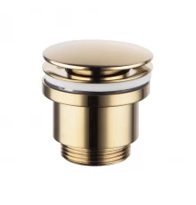 Клапан донный универсальный Click/Clack 1,25, золото. LEMARK