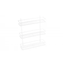 Полка прямая трехэтажная белая Fixsen FX-730W-3