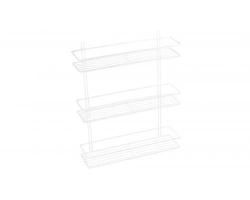 Полка прямая трехэтажная белая Fixsen FX-730W-3