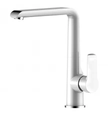 W35 Смеситель для кухни, выс.пов.излив 226мм, р/ОД, хром/белый, ROS, W35-23