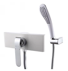 Melange Смеситель для душа, без излива лейка р/ОД, хром/белый, LM, LM4903CW