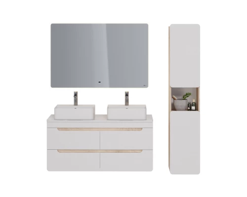 Зеркало Lemark ELEMENT 120х80 см с подсветкой, с подогревом