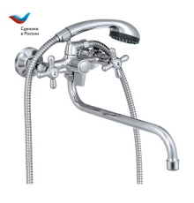 ПРОРАБ Смеситель для ванны универсальный, двуручный, СЛАВЕН, О31