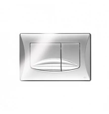 638504 Панель механ. двойная RIVER DUAL, пластик, хром глянцевый, OLI