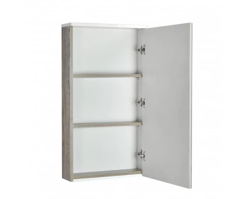 Зеркальный шкаф ЭММА 46, белая, дуб навара