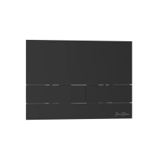 Кнопка смыва IBERICA BLANCA INOX-S нержавеющая сталь, черный матовый (IB.B016.04)