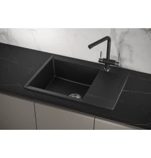 Кухонная мойка GRANULA (7003, ШВАРЦ)