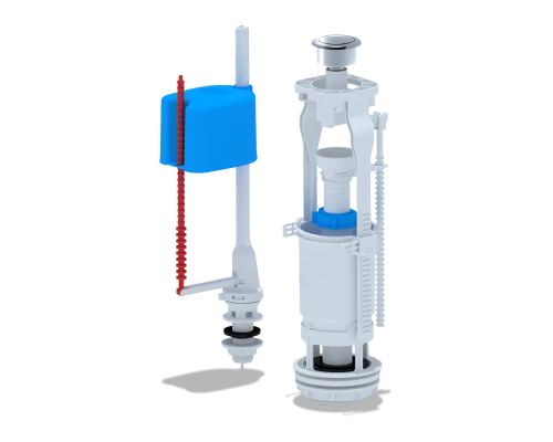 Набор с ниж. подв. 1/2 металлизир. кнопка  эконом, ANI PLAST