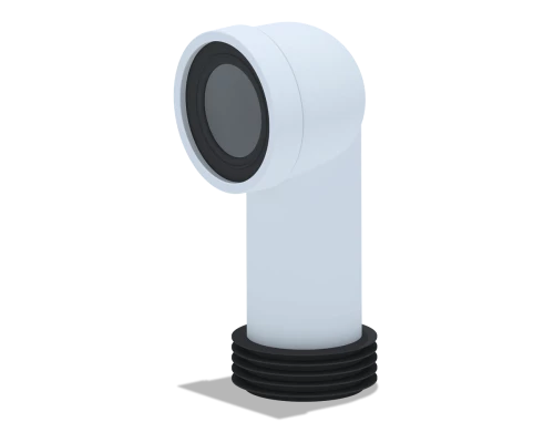 Труба фановая  110*90 град с гребенкой  , ANI PLAST