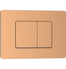 Кнопка смыва IBERICA BLANCA INOX-C нержавеющая сталь, розовое золото матовое (IB.B011.007.002)