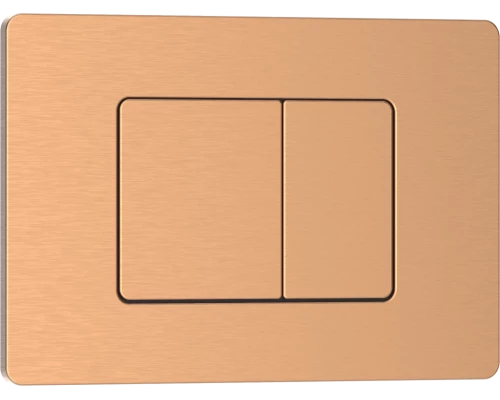 Кнопка смыва IBERICA BLANCA INOX-C нержавеющая сталь, розовое золото матовое (IB.B011.007.002)