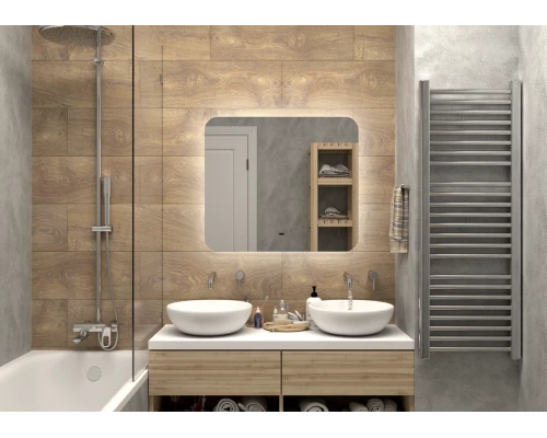 Зеркало Burzhe Led 800х700 бесконтактный сенсор