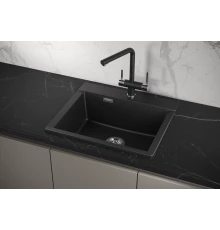 Кухонная мойка GRANULA (5804, ШВАРЦ)