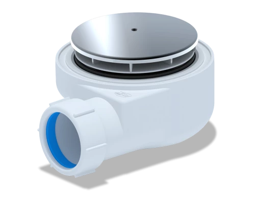 Сифон для душевого поддона  1 1/2**60, h 55 хром, ANI PLAST