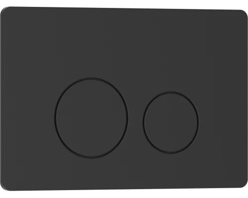 Кнопка смыва IBERICA BLANCA INOX-O нержавеющая сталь, черный матовый (IB.B081.002.003)