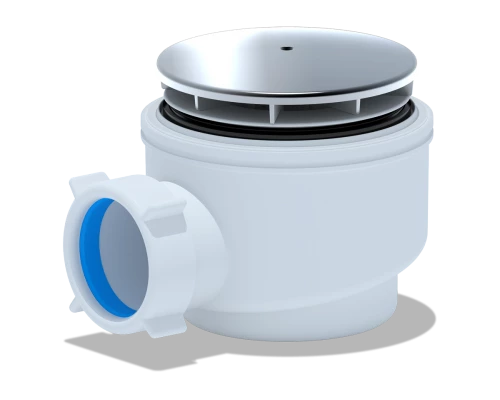 Сифон для душ. поддона 1 1/2*60 хром, ANI PLAST