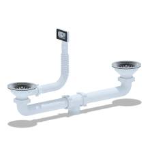 Набор для двойного сифонас выпуском 3 1/2