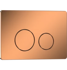 Кнопка смыва IBERICA BLANCA INOX-О нержавеющая сталь, розовое золото глянцевое (IB.B081.007.001)