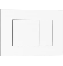 Кнопка смыва IBERICA BLANCA ESTI-S ABS-пластик, белый глянцевый (IB.B085.001.000)