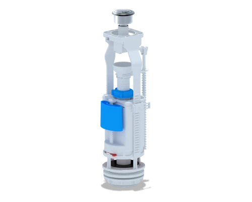 Арматура сливная с двойной металл кнопкой, ANI PLAST