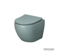 Унитаз подвесной Grossman GR-4455MNMS мятный матовый