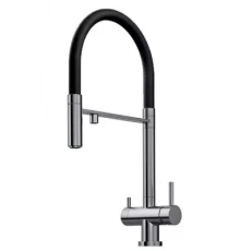 Смеситель для кухни Kern 2061 с гибким изливом и с фильтром для питьевой воды, сатин