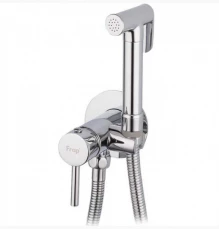 Смеситель для биде Frap F7505-2 с гигиеническим душем, латунь, хром