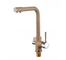 Смеситель под фильтр Lemen LA 9165M-1 Молочный хром