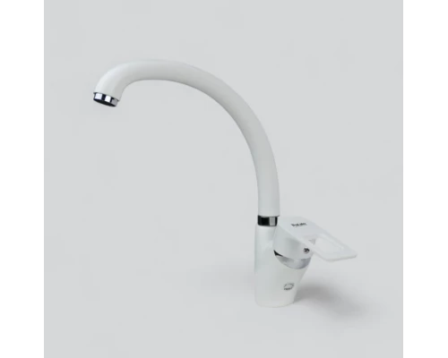 Смеситель для кухни с высоким изливом P5930-7 белый