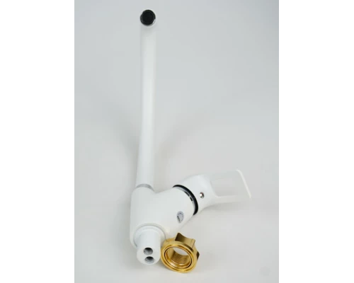 Смеситель для кухни с высоким изливом P5930-7 белый