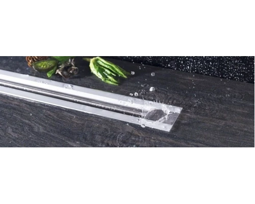 Душевой лоток 650 мм - готовый комплект для монтажа с декоративной решёткой (хром матовый) BETTOSERB by Pestan Slim Line 13100033