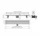 Alcaplast APZ13-DOUBLE9 Водоотводящий желоб с двухсторонней решеткой DOUBLE AG071401550