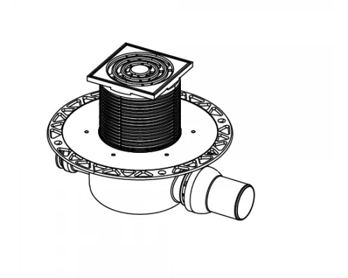 TECE 3601200 TECEdrainpoint S 120 Трап дренажный, с универсальным фланцем Seal System