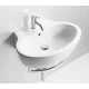 Раковина подвесная или накладная SIMAS LFT SPAZIO LFT 24 bia 1 hole
