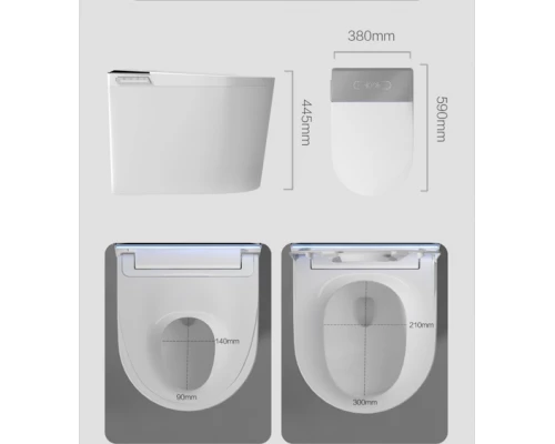 Унитаз умный электронный HUAFON HF-AB005 напольный детское сиденье в комплекте