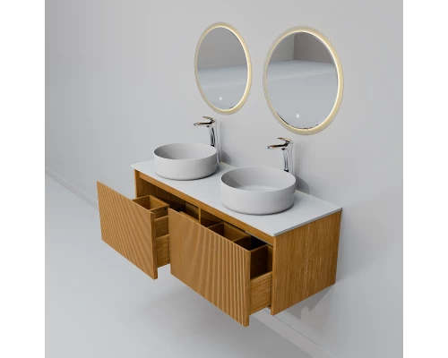 Комплект мебели Art Decco Elizabeth AEL12W11D3MF, 120 см, белый дуб