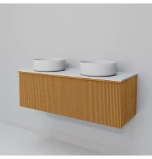 Тумба с раковиной Art Decco Andy AAN12W11D300, 120 см, белый дуб