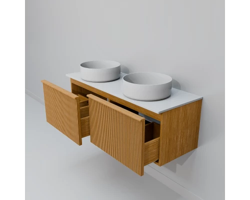 Тумба с раковиной Art Decco Andy AAN12W11D300, 120 см, белый дуб