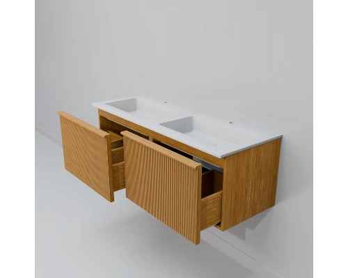 Тумба с раковиной Art Decco Andy AAN12W11D200, 120 см, белый дуб