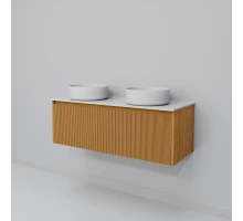 Тумба с раковиной Art Decco Elizabeth AEL12W11D300, 120 см, белый дуб