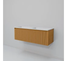 Тумба с раковиной Art Decco Elizabeth AEL12W11D100, 120 см, белый дуб