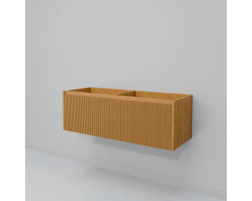 Тумба с раковной Art Decco Elizabeth AEL12W11D200, 120 см, белый дуб