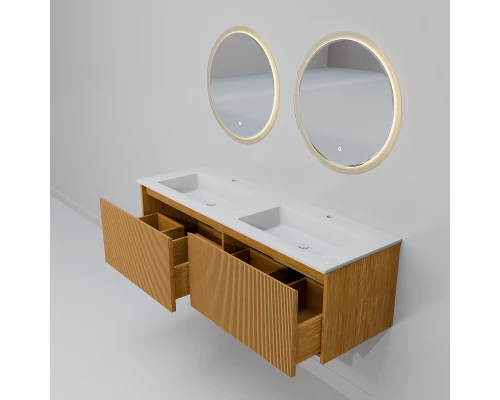 Комплект мебели Art Decco Elizabeth AEL14W11D1M0, 140 см, белый дуб