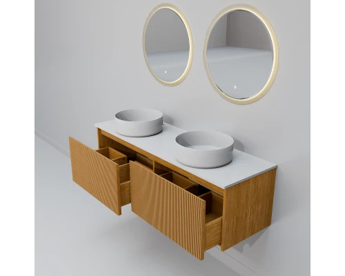 Комплект мебели Art Decco Elizabeth AEL14W11D3M0, 140 см, белый дуб