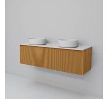 Тумба с раковиной Art Decco Elizabeth AEL14W11D300, 140 см, белый дуб