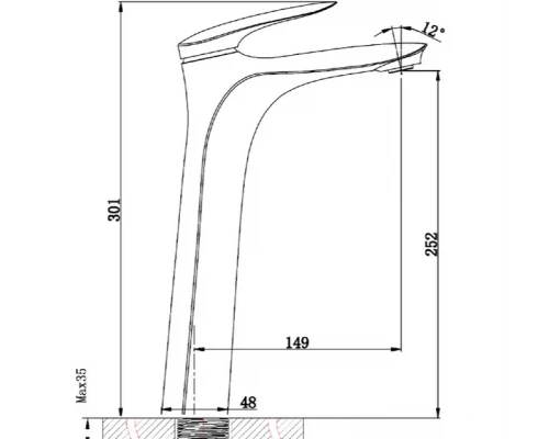 Комплект мебели Art Decco Camilla ACM15W22D3MF, 150 см, черный орех