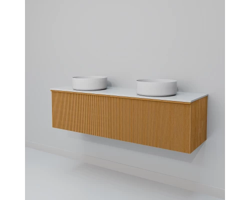 Тумба с раковиной Art Decco Andy AAN15W11D300, 150 см, белый дуб