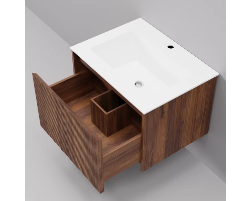 Тумба с раковиной Art Decco Camilla ACM06W22S100, 60 см, черный орех