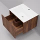 Тумба с раковиной Art Decco Camilla ACM06W22S200, 60 см, черный орех