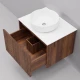 Тумба с раковиной Art Decco Camilla ACM06W22S300, 60 см, черный орех